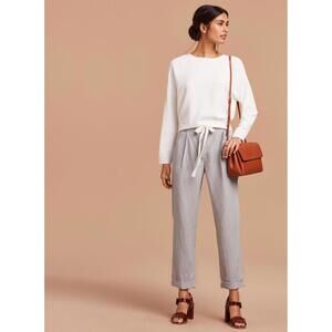 Wilfred Grey Linen Allant Pant - Size 00